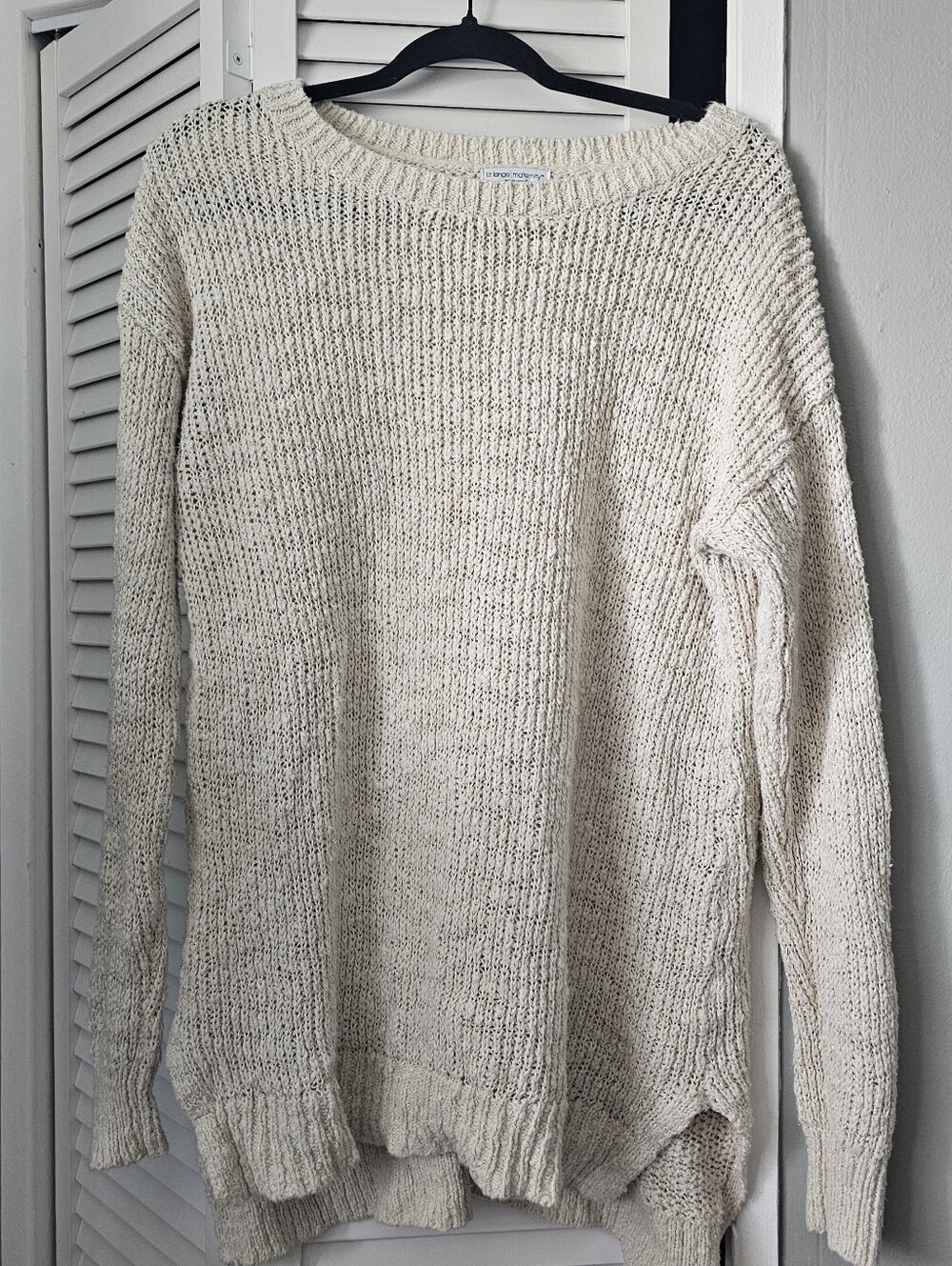 Cream Knit Sweater